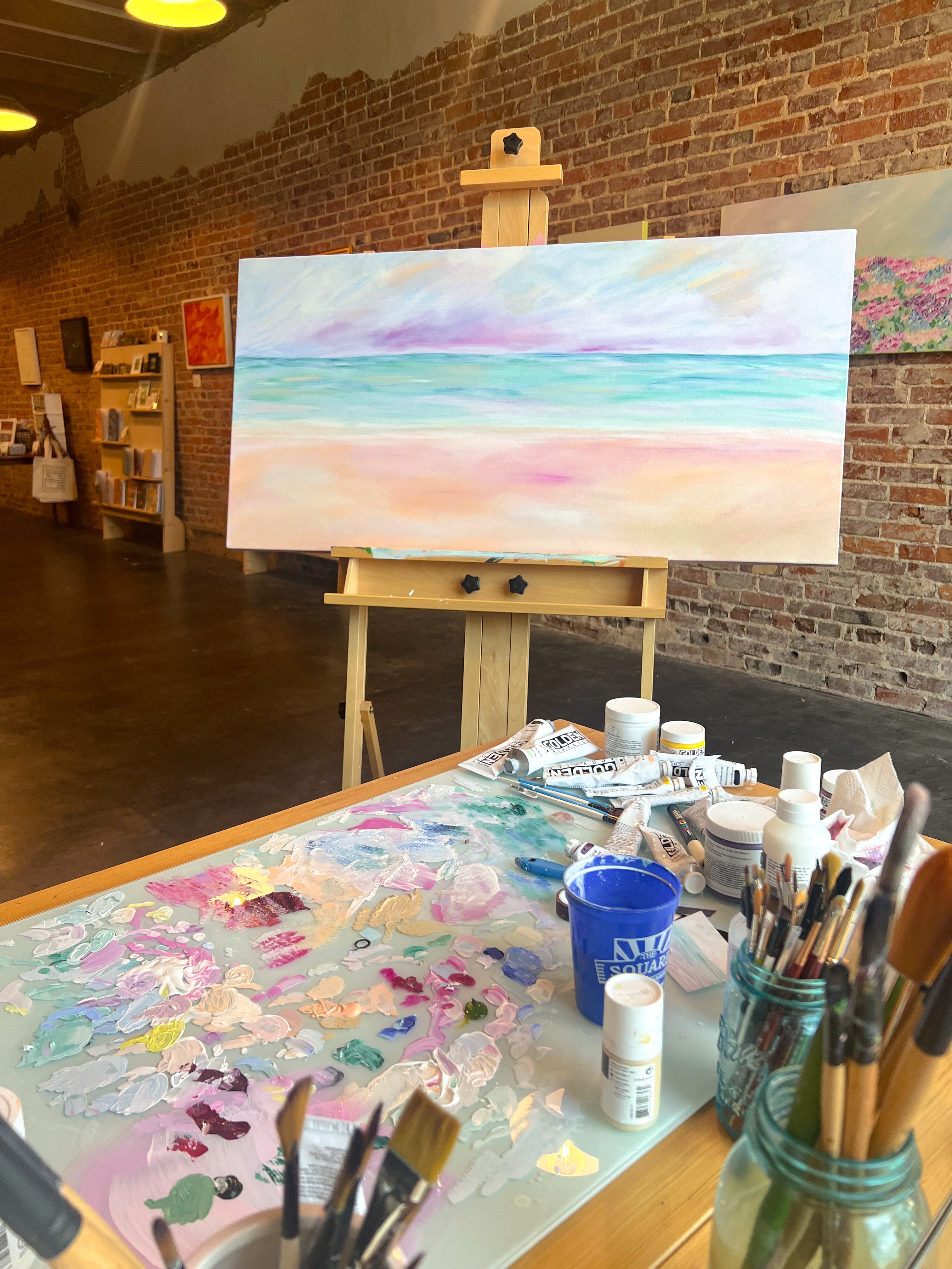 Gulf Coast Beach Sunset - 24" x 48"