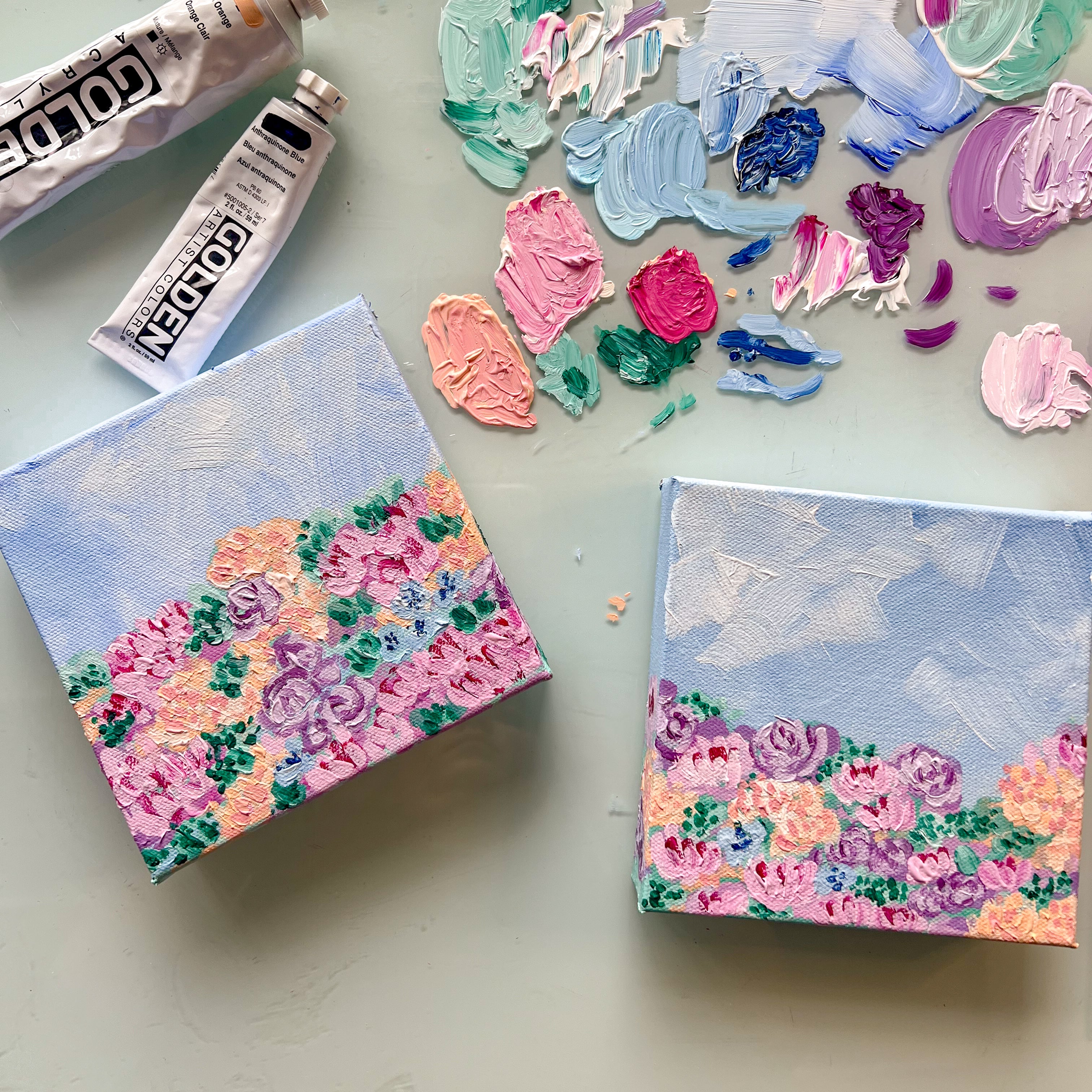 Wildflowers - 6" x 6"