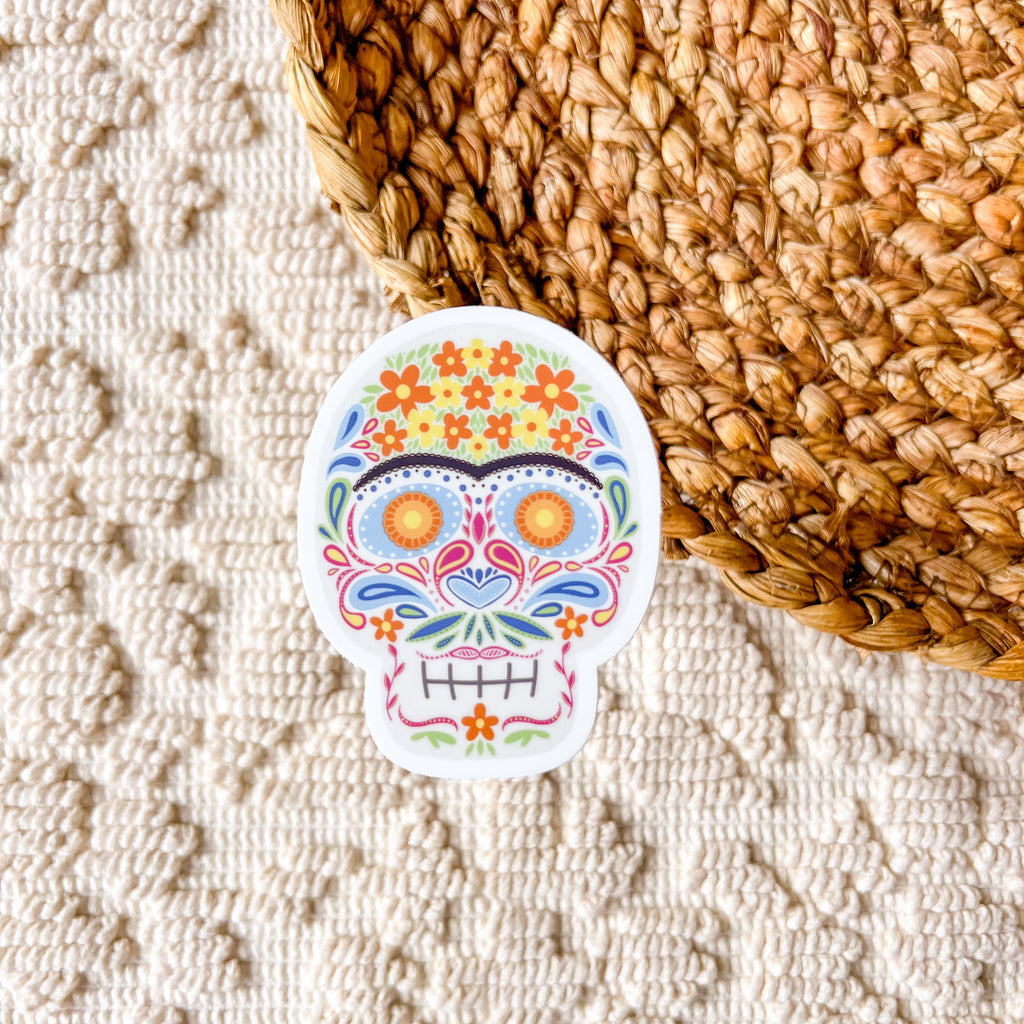 Frida Kahlo Sugar Skull Sticker