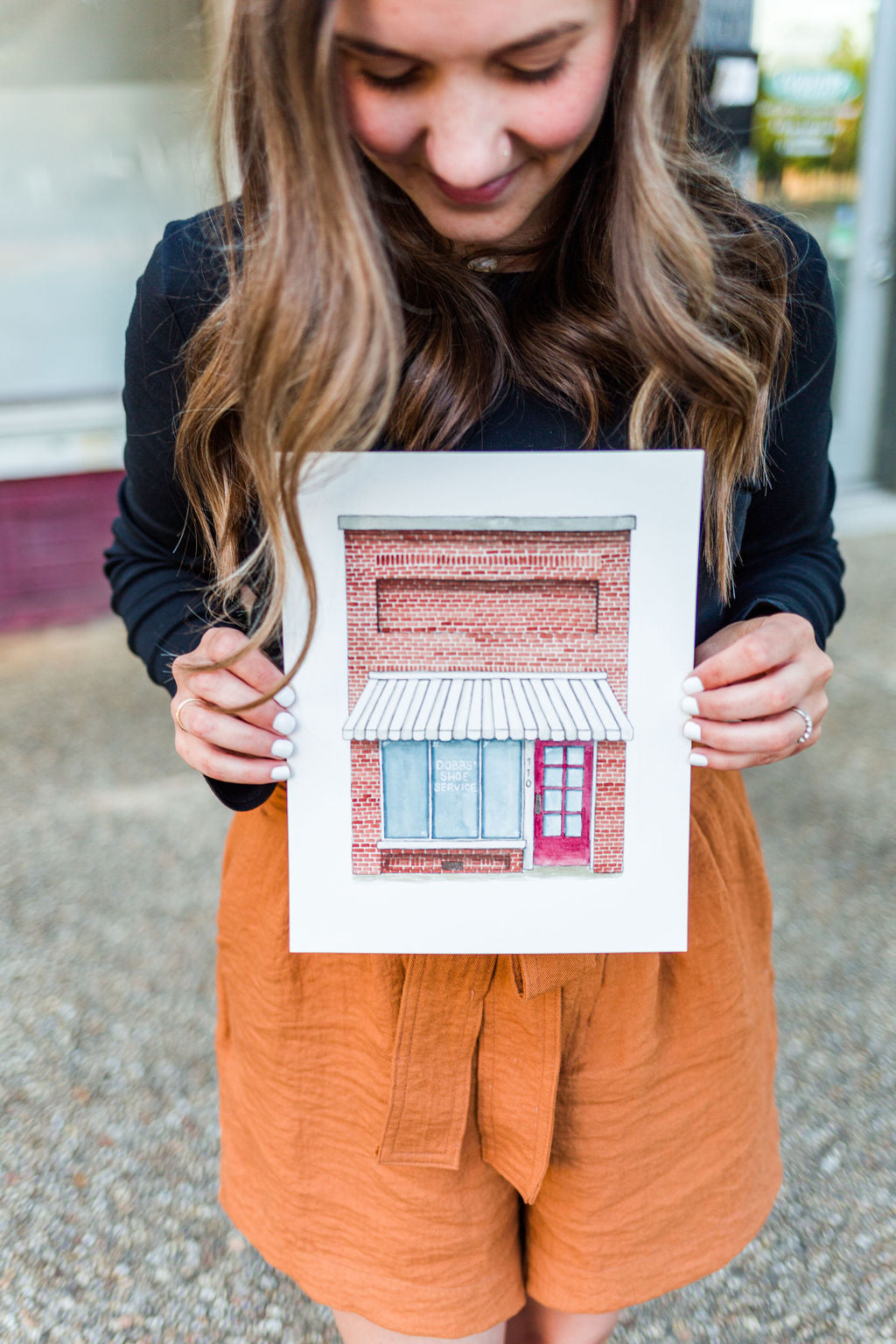 Dobbs' Shoe Service Art Print (Athens, Alabama)