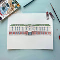 Limestone County Annex Art Print (Athens, Alabama)