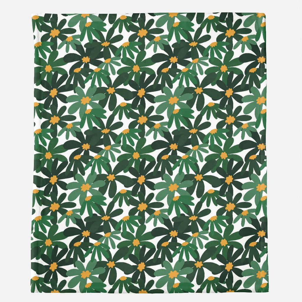 Green Game Day Minky Blanket - 50" x 60" (Ships Directly)
