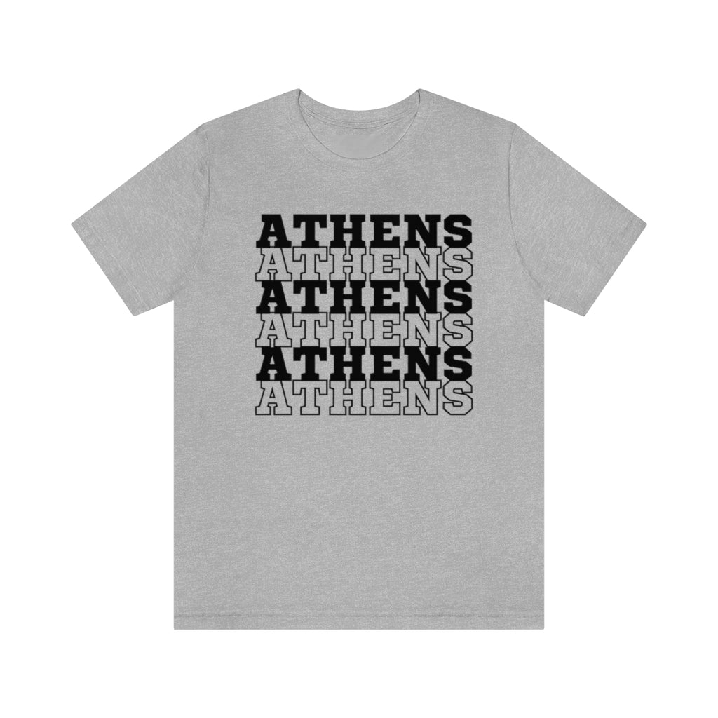 Adult Athens Stacked Graphic Super Soft T-Shirt