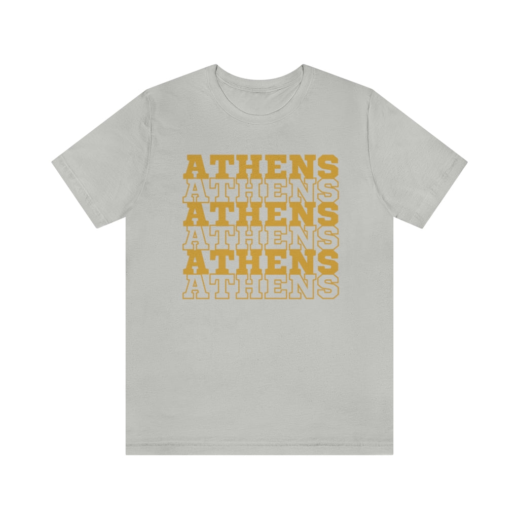 Adult Athens Stacked Graphic Super Soft T-Shirt