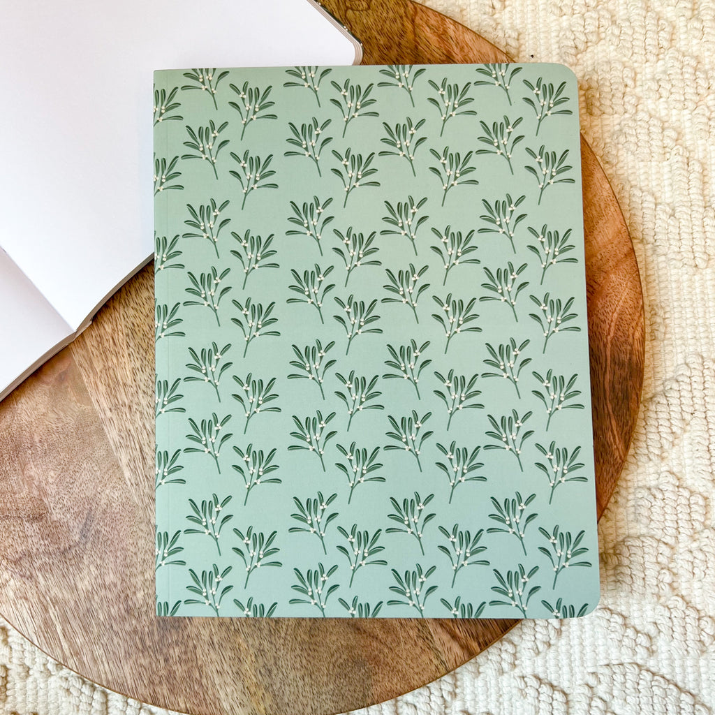Neutral Floral Layflat Blank Notebook