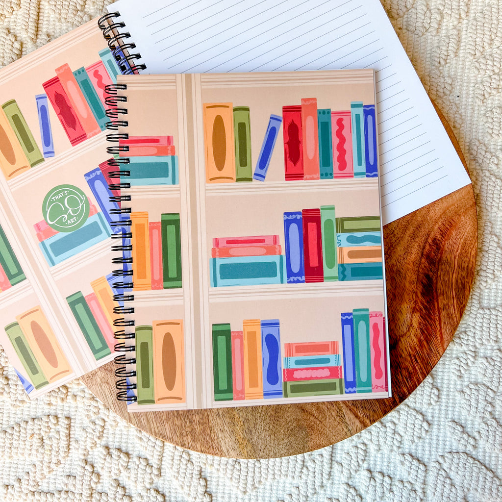 Books Spiral Lined Notebook