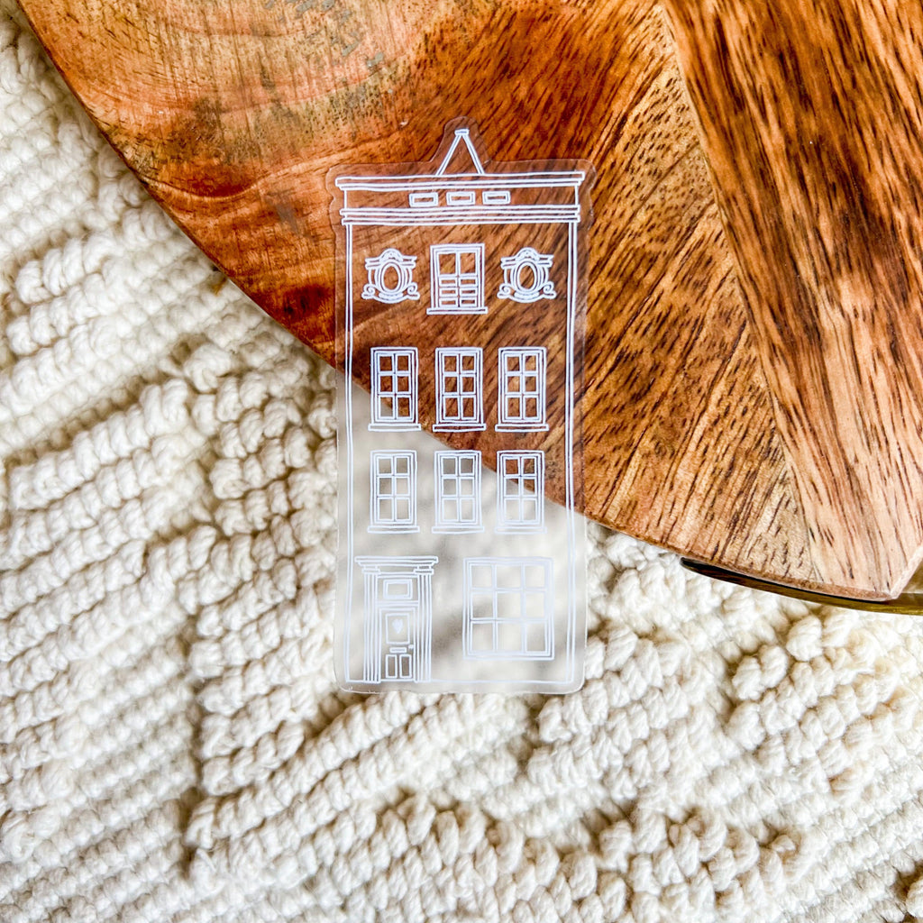 Amsterdam House Clear Sticker