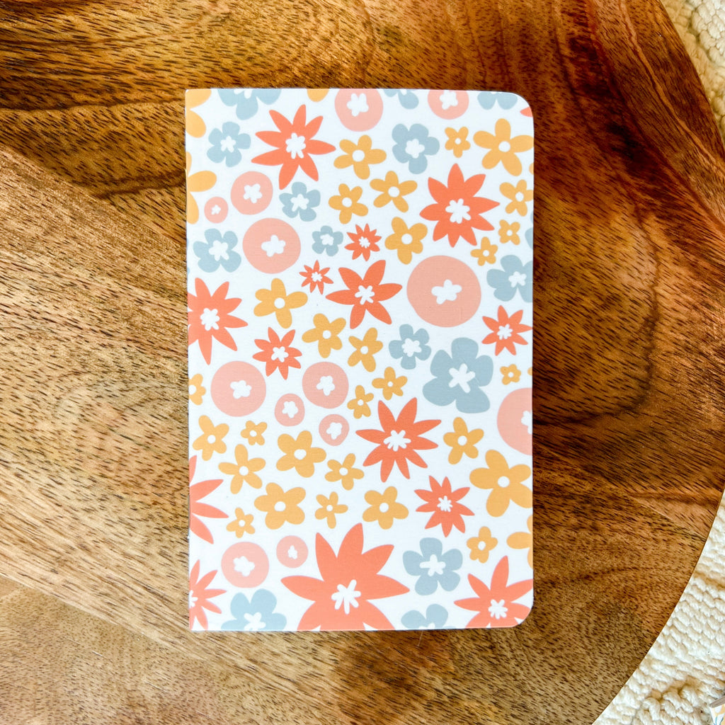 Pastel Floral Lined Pocket Notebook