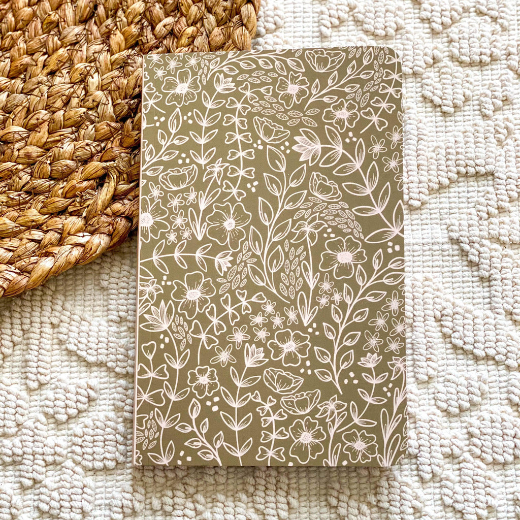 Floral Lined Journal
