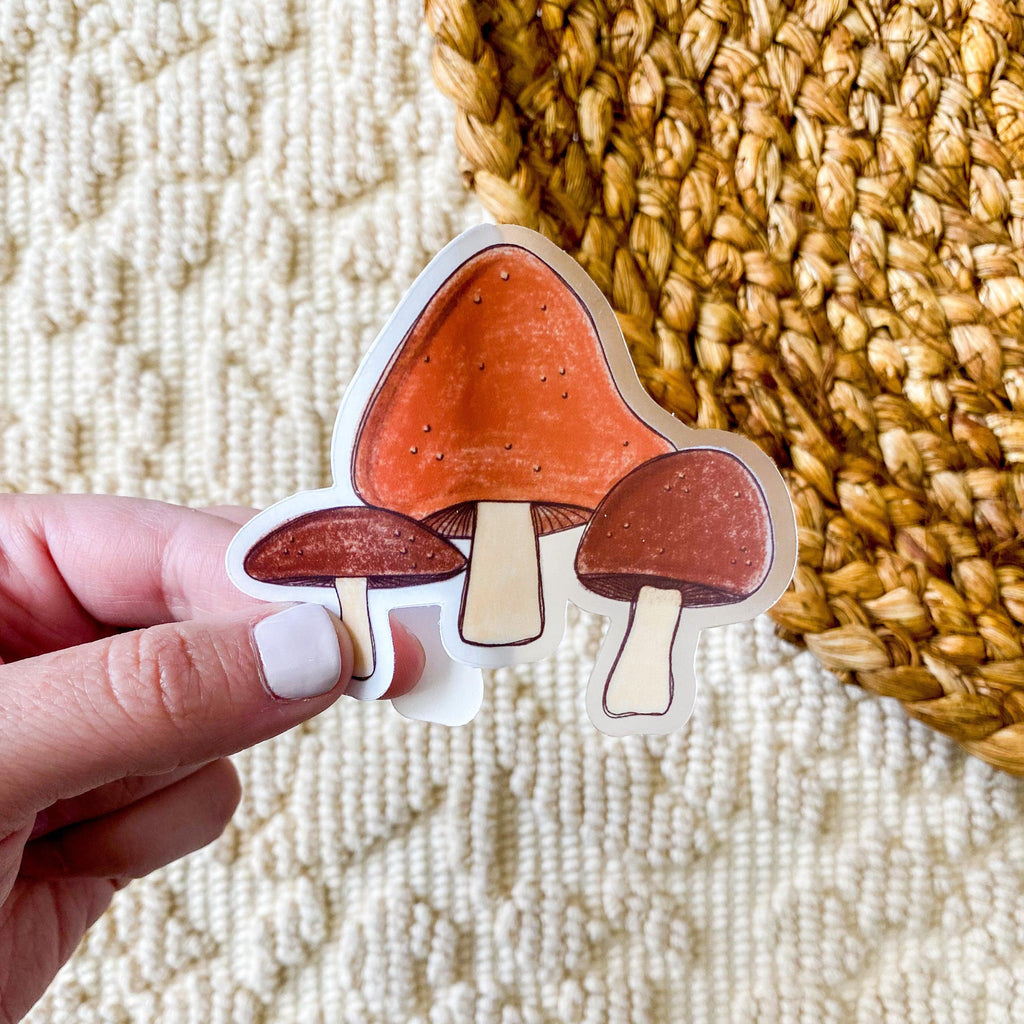Mushroom Clear Sticker