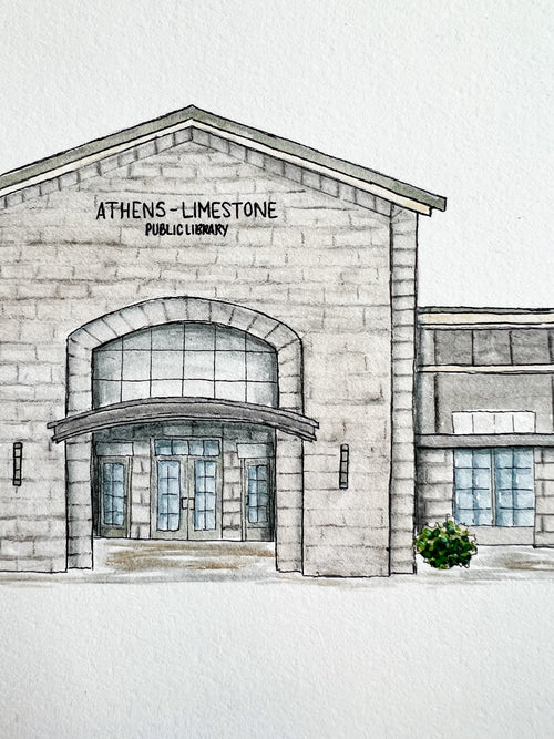 Commercial Watercolor Portrait + Digitization - Unframed